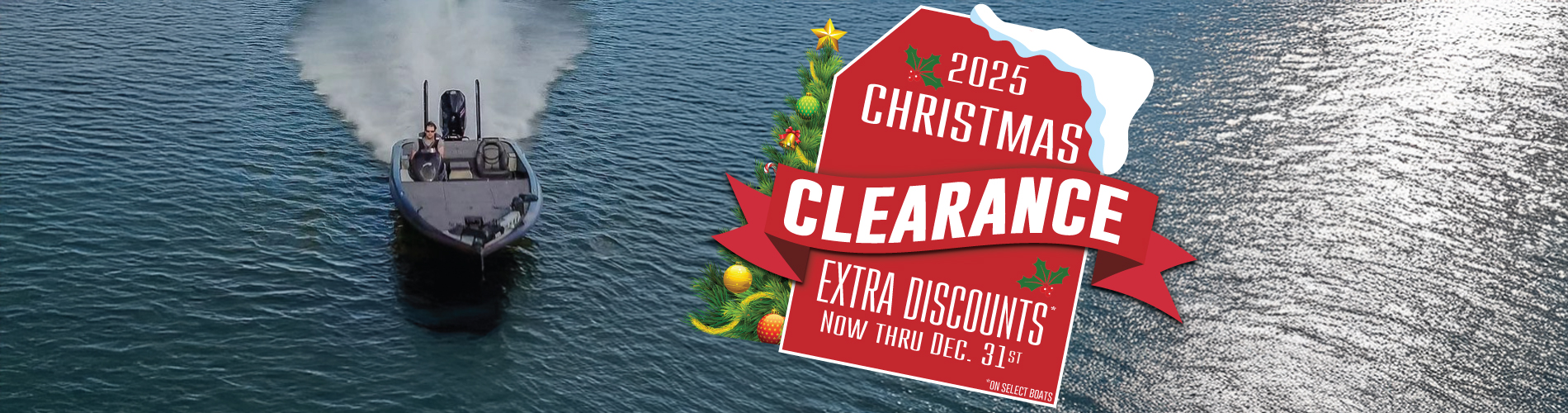 bass boat christmas sale